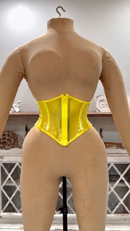 (ZIPPER) WASP CORSET BELT: "JELLIES”