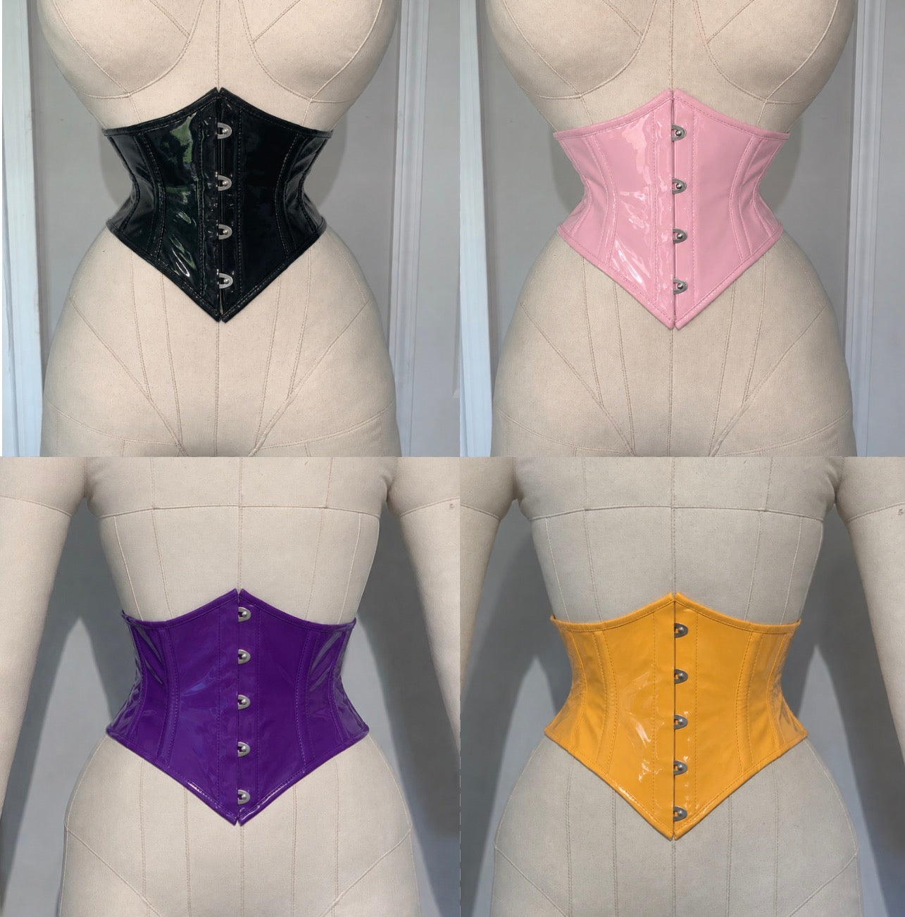 (BUSK) VINYL WASP CORSET: "GLOSS" COLLECTION
